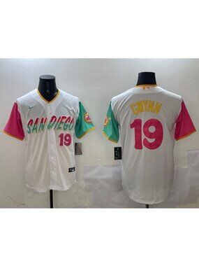 Tony Gwynn White Stitched Jersey